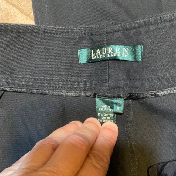 Lauren Ralph Lauren Black Straight Leg Pants - Picture 7 of 9